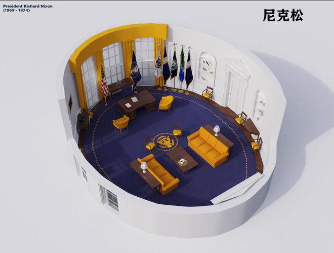 “椭圆形办公室”演变史！尊龙凯时app美国白宫(图12)
