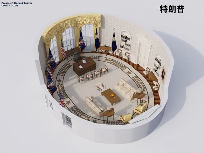 “椭圆形办公室”演变史！尊龙凯时app美国白宫(图20)