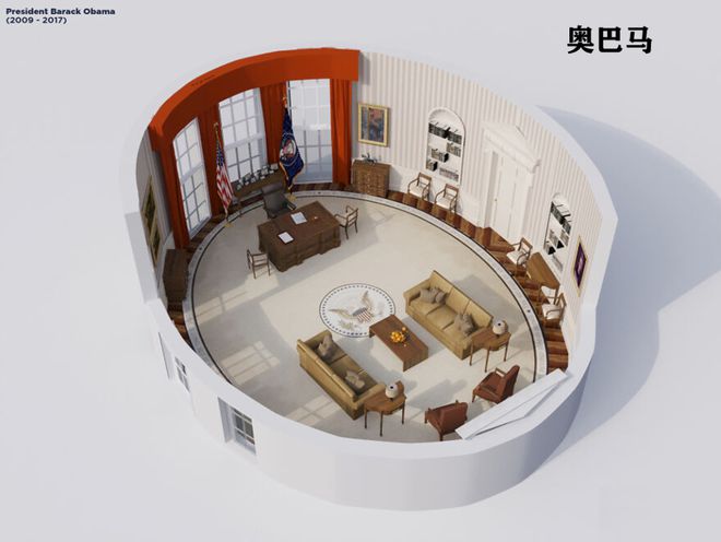 “椭圆形办公室”演变史！尊龙凯时app美国白宫(图40)