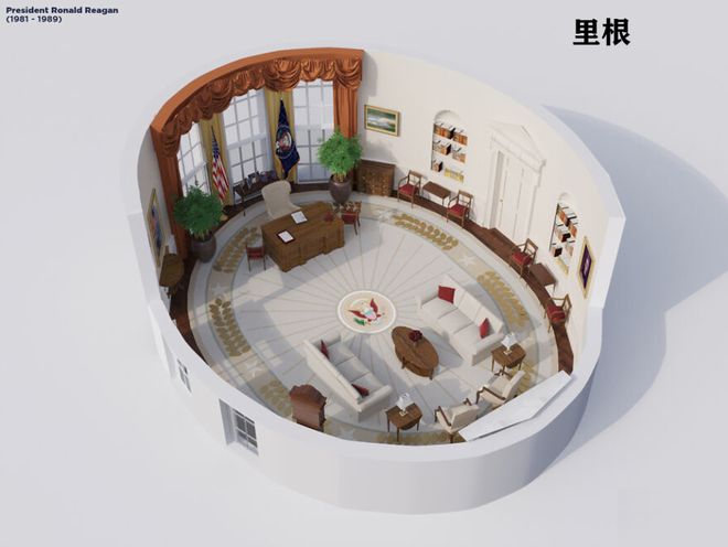 “椭圆形办公室”演变史！尊龙凯时app美国白宫(图34)