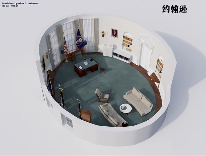 “椭圆形办公室”演变史！尊龙凯时app美国白宫(图41)